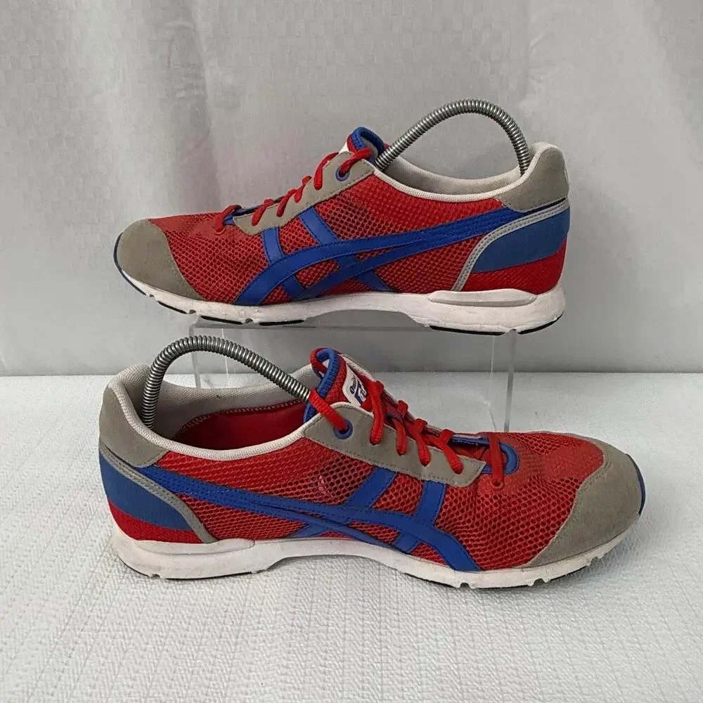 Onitsuka Tiger Metro Nomad Shoes Mens Size 12 Red Blue Gray Athletic Sneakers